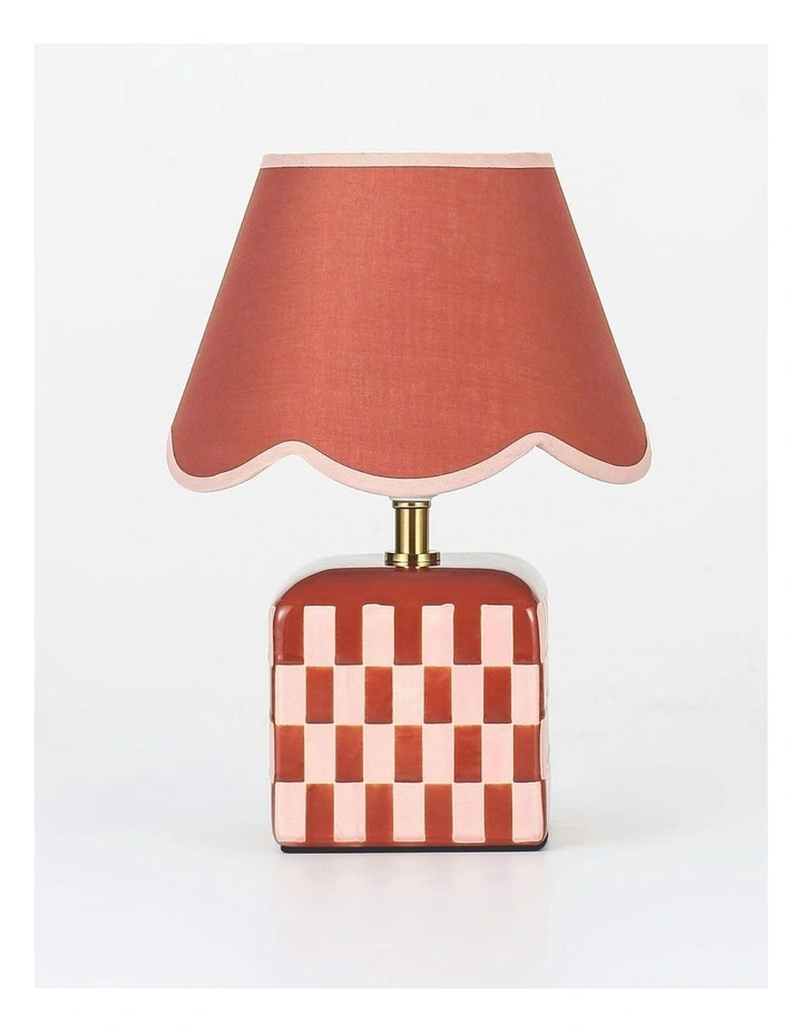 Valentina Ceramic Table Lamp Coral image 6