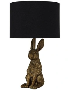 Rabbit Sitting Table Lamp -Gold