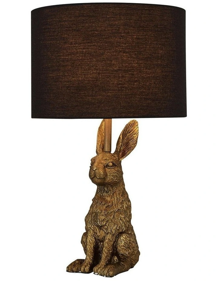 Rabbit Sitting Table Lamp -Gold image 2