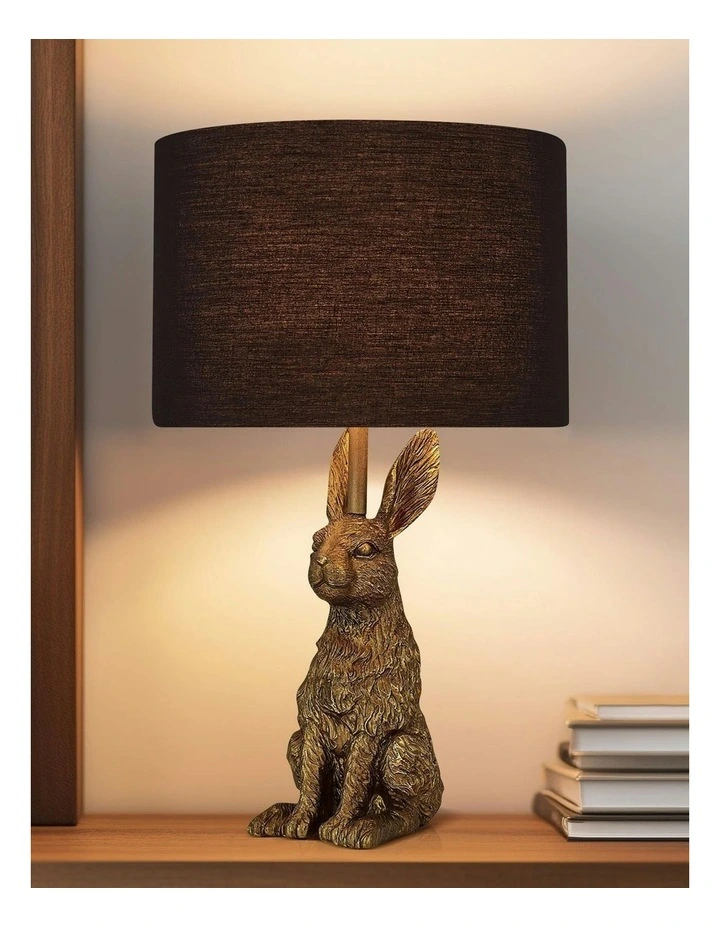 Rabbit Sitting Table Lamp -Gold image 3