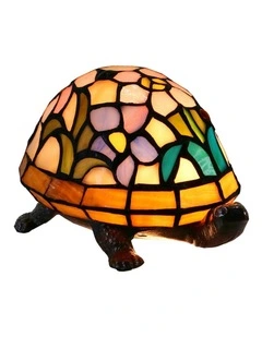 Rose Turtle Tiffany Table Lamp