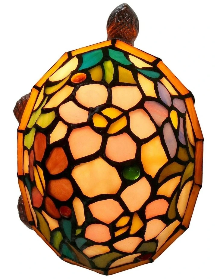 Rose Turtle Tiffany Table Lamp image 2
