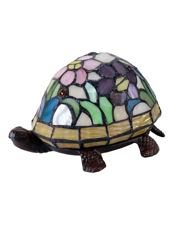 Rose Turtle Tiffany Table Lamp image 4