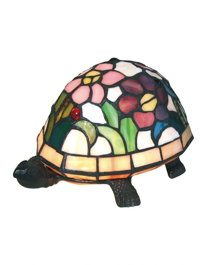 Rose Turtle Tiffany Table Lamp image 6