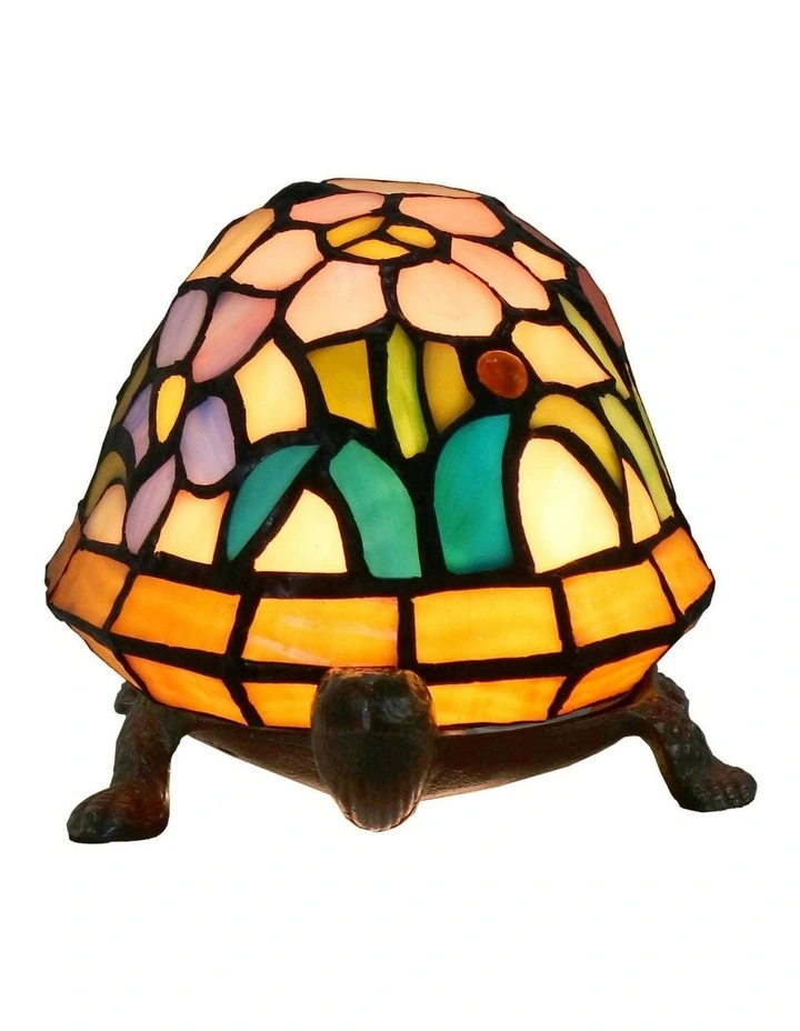 Rose Turtle Tiffany Table Lamp image 7