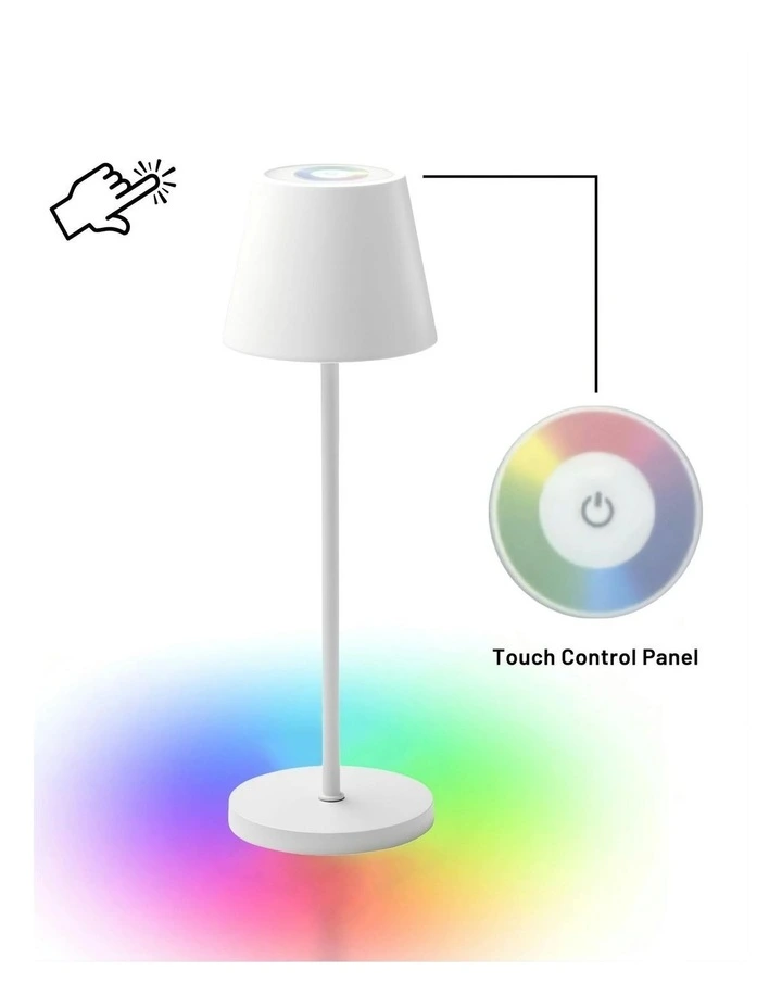 Enoki Portable RGB Table Lamp - White image 2
