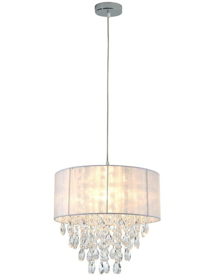 Delia Chandelier White image 1