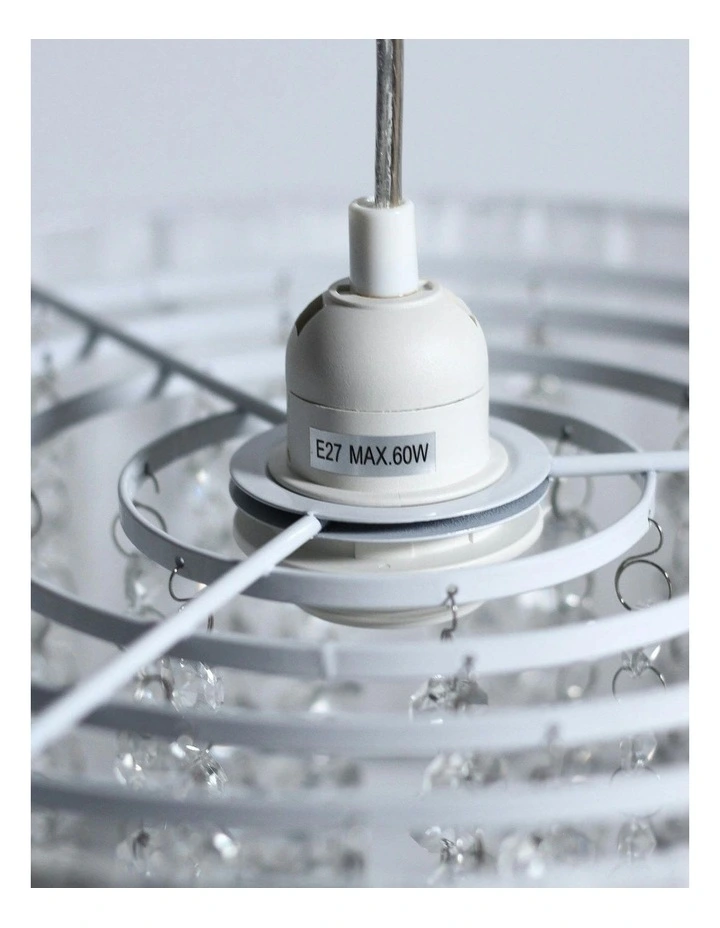 Delia Chandelier White image 6