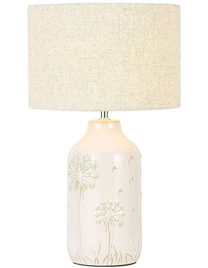 Nari Dandelion Ceramic Table Lamp image 1