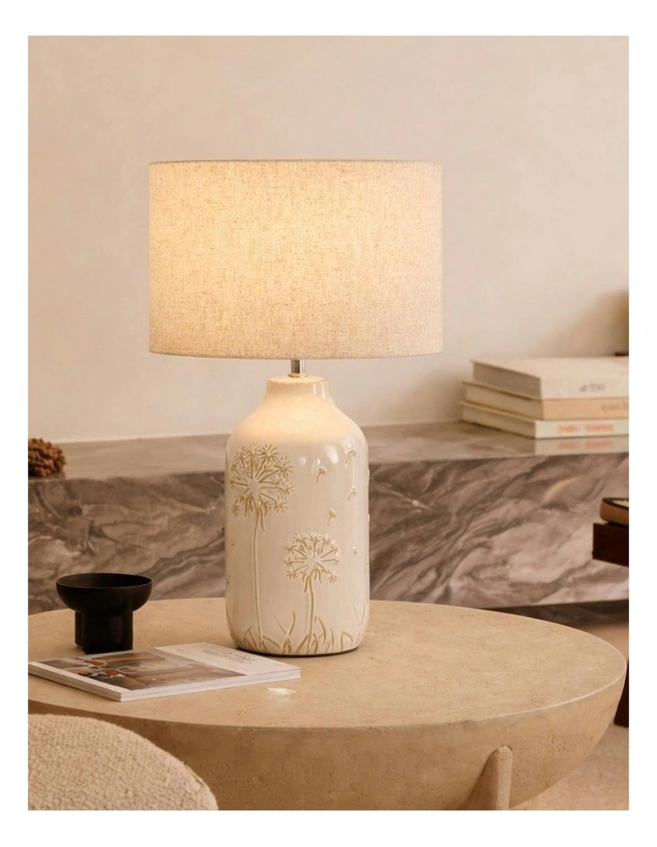 Nari Dandelion Ceramic Table Lamp image 7