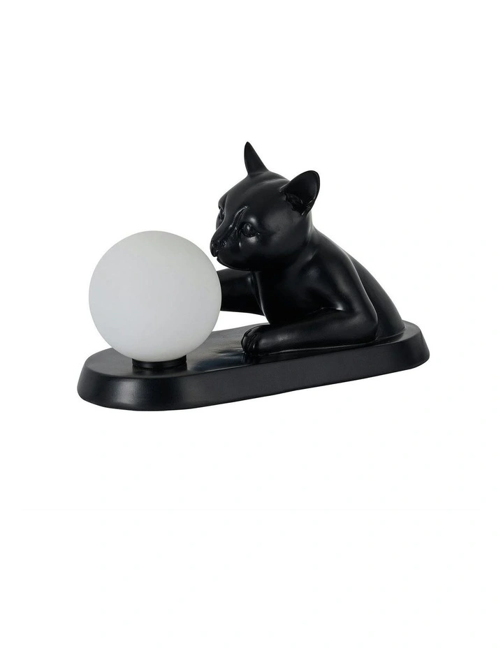 Cat Touching Ball LED Table Lamp image 2