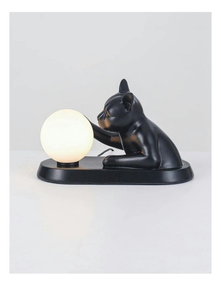 Cat Touching Ball LED Table Lamp image 3