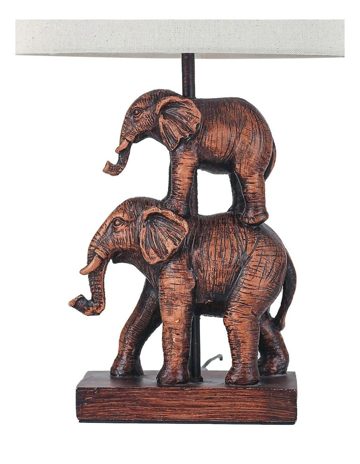 Mother And Calf Elephant LED Table Lamp image 3