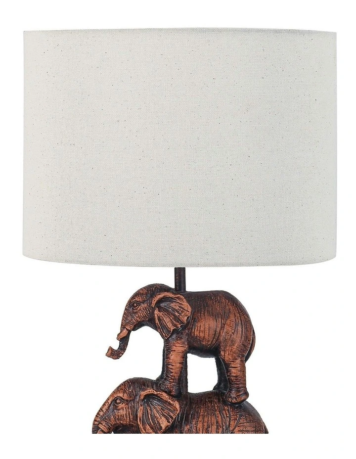 Mother And Calf Elephant LED Table Lamp image 4