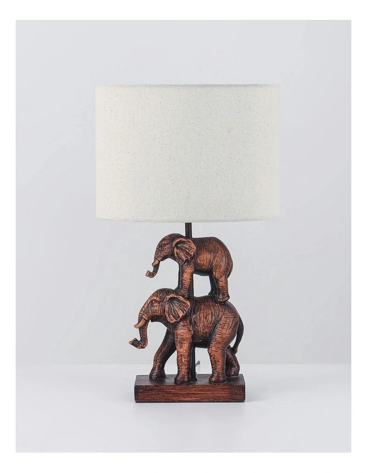 Mother And Calf Elephant LED Table Lamp image 6
