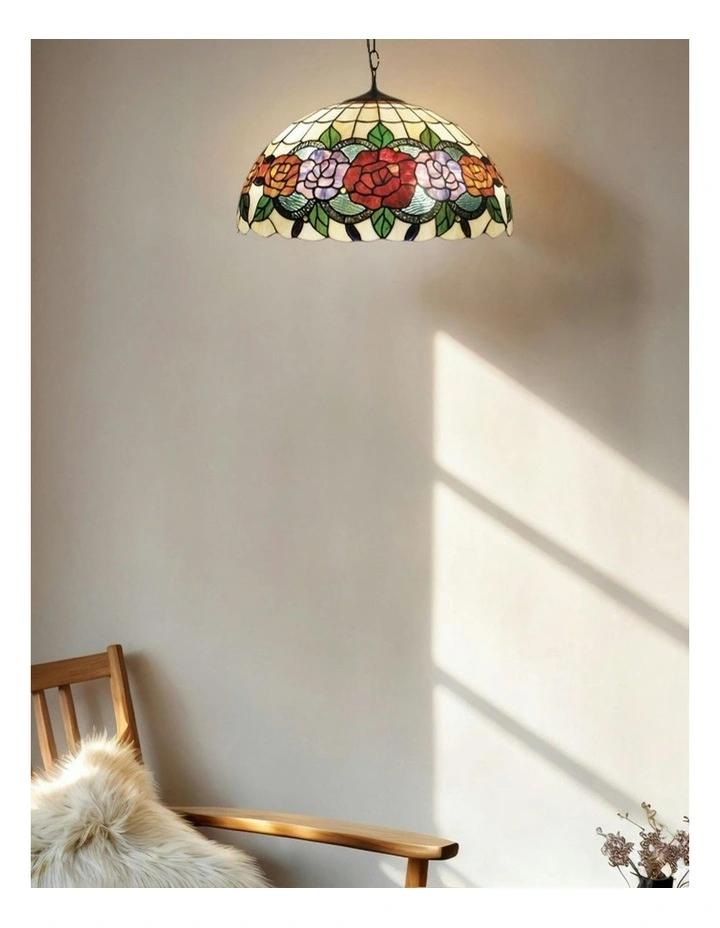 Red Rose Hanging Lamp image 2