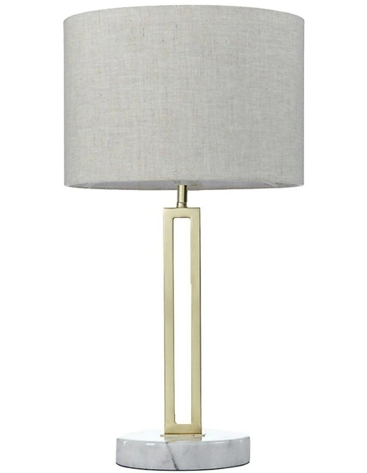 Margleus Table Lamp with Marble Base image 1