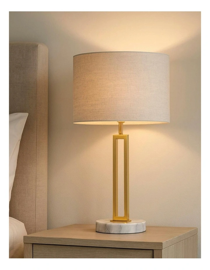Margleus Table Lamp with Marble Base image 3