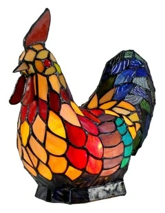 Rooster Tiffany Table Lamp
