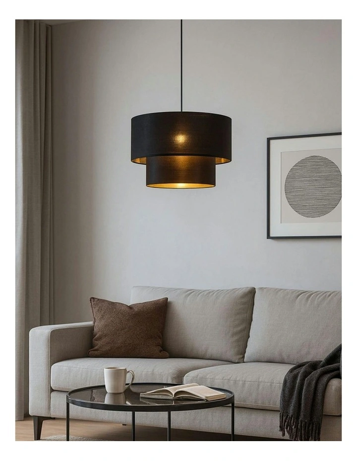Rabiya Pendant Light - Black image 2