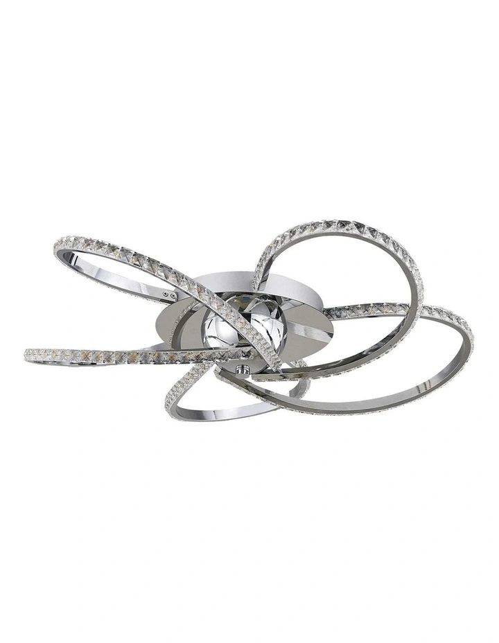 Irie Dimmable 5 Lights LED Ceiling Light -Chrome image 1