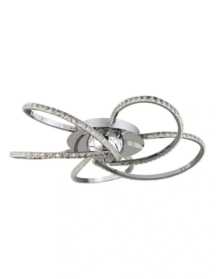 Irie Dimmable 5 Lights LED Ceiling Light -Chrome image 2