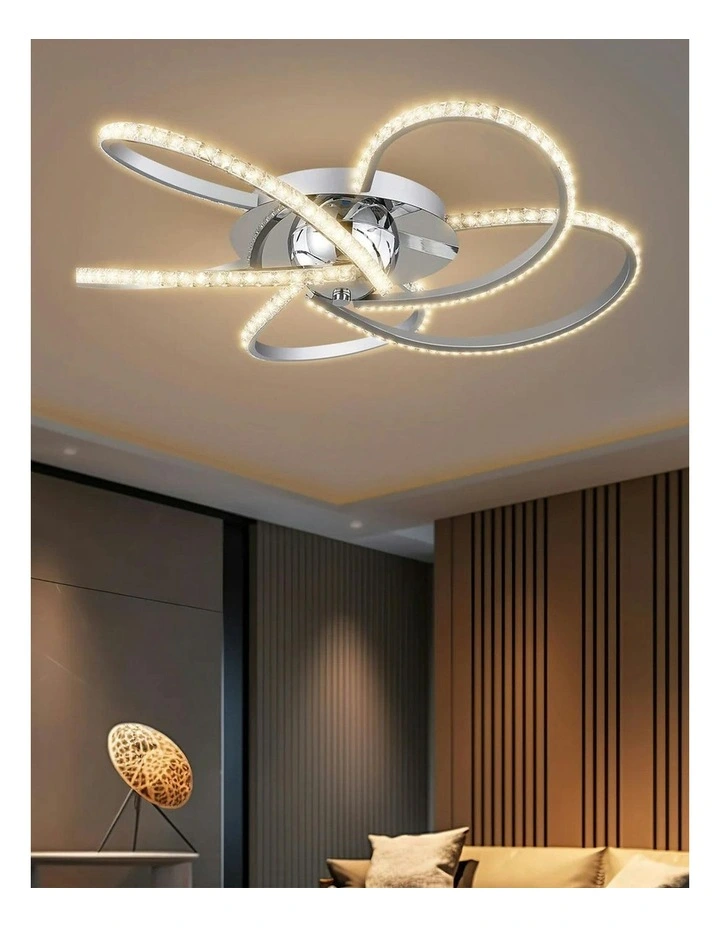 Irie Dimmable 5 Lights LED Ceiling Light -Chrome image 3