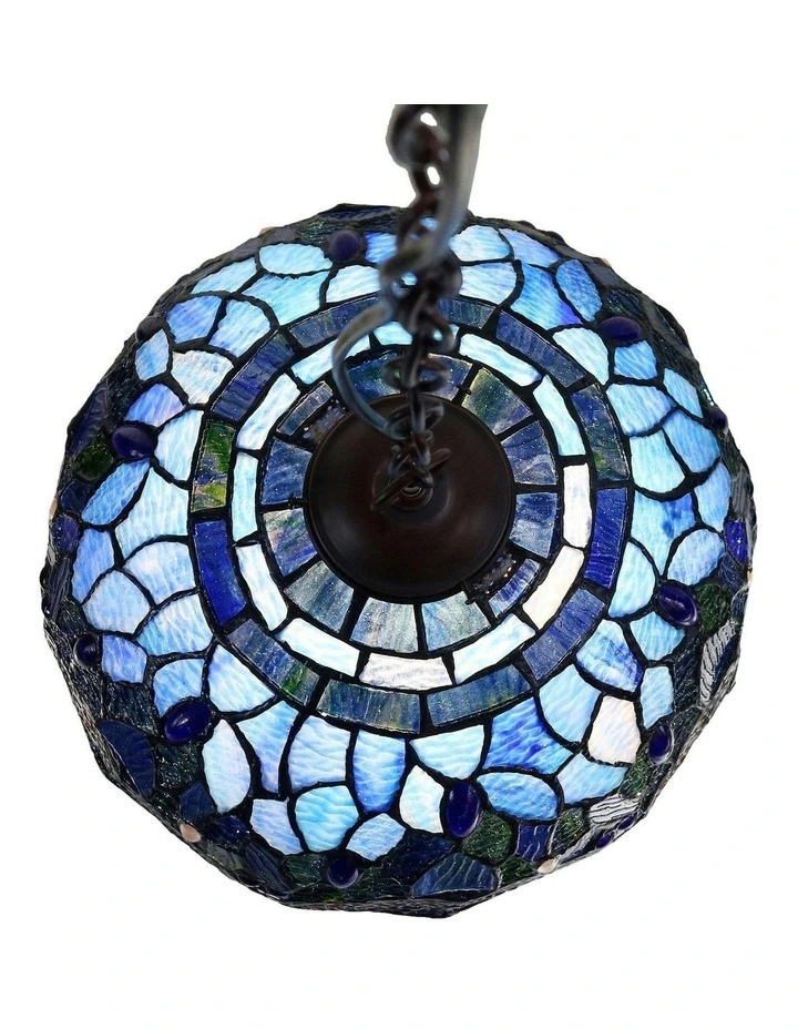 Blue Dragonfly Tiffany Pendant image 4
