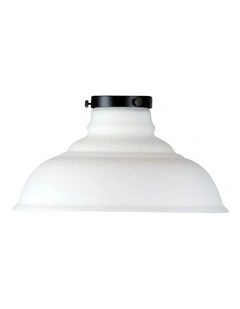 Toledo Classic 35cm Glass Shade and Gallery Opal Matt