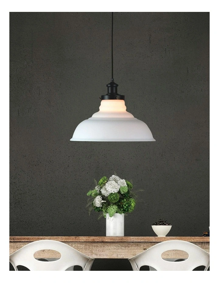 Toledo Classic 35cm Glass Shade and Gallery Opal Matt image 2