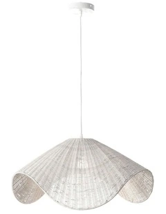 Adaya Rattan Pendant Light -White