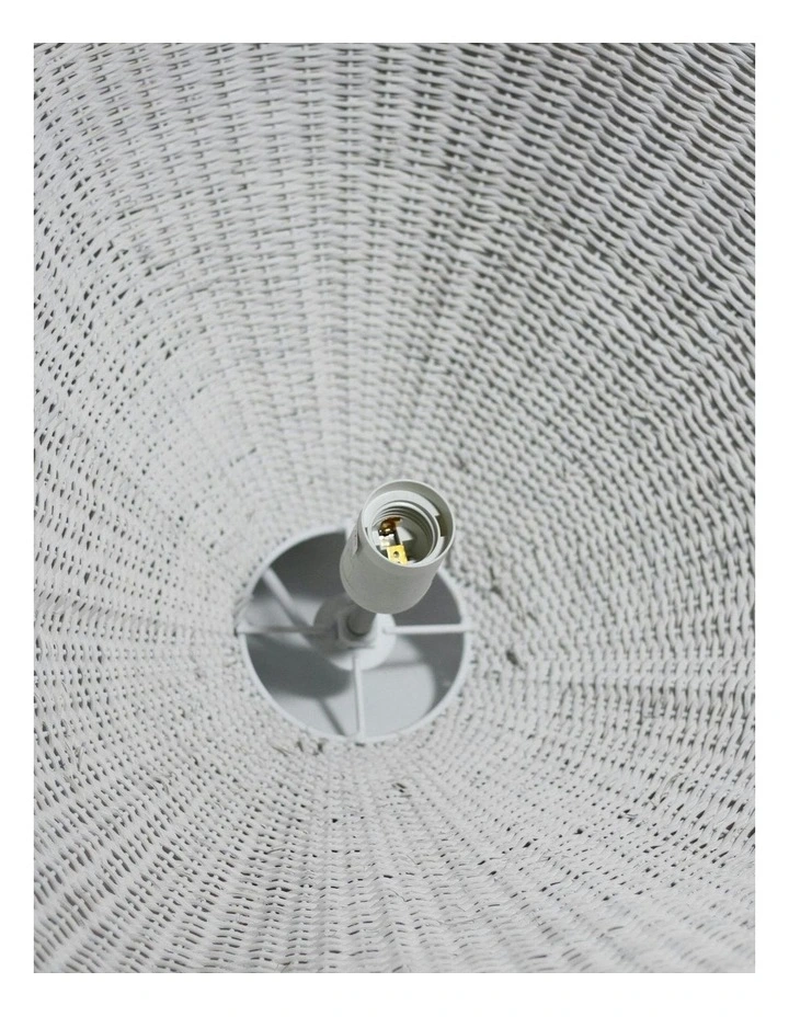 Adaya Rattan Pendant Light -White image 4