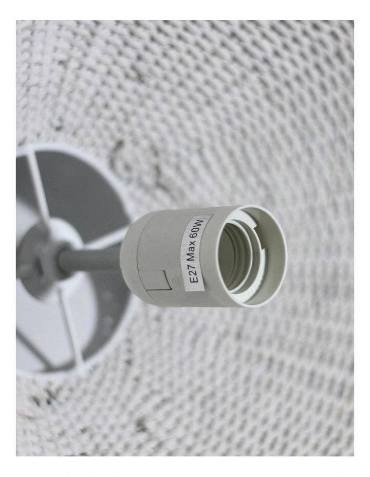 Adaya Rattan Pendant Light -White image 5