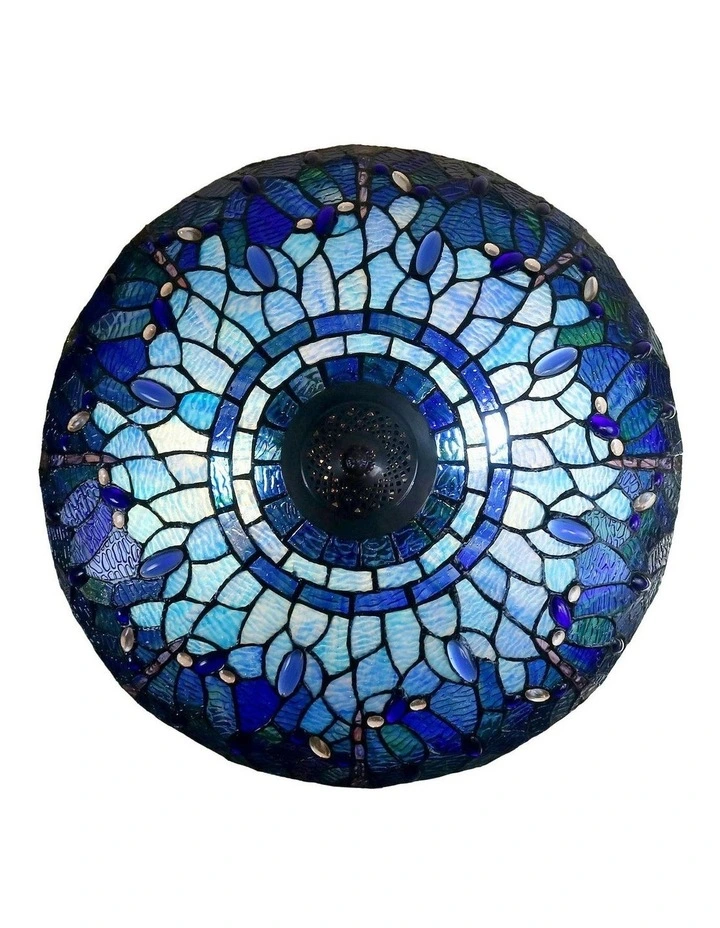 Blue Dragonfly Tiffany Pendant image 2