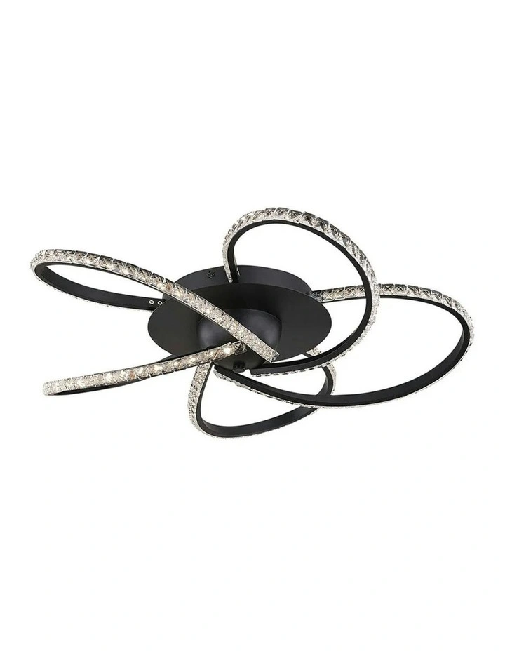 Irie Dimmable 5Lights LED Ceiling light -Black image 2