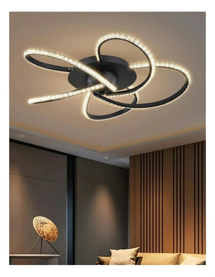 Irie Dimmable 5Lights LED Ceiling light -Black image 3