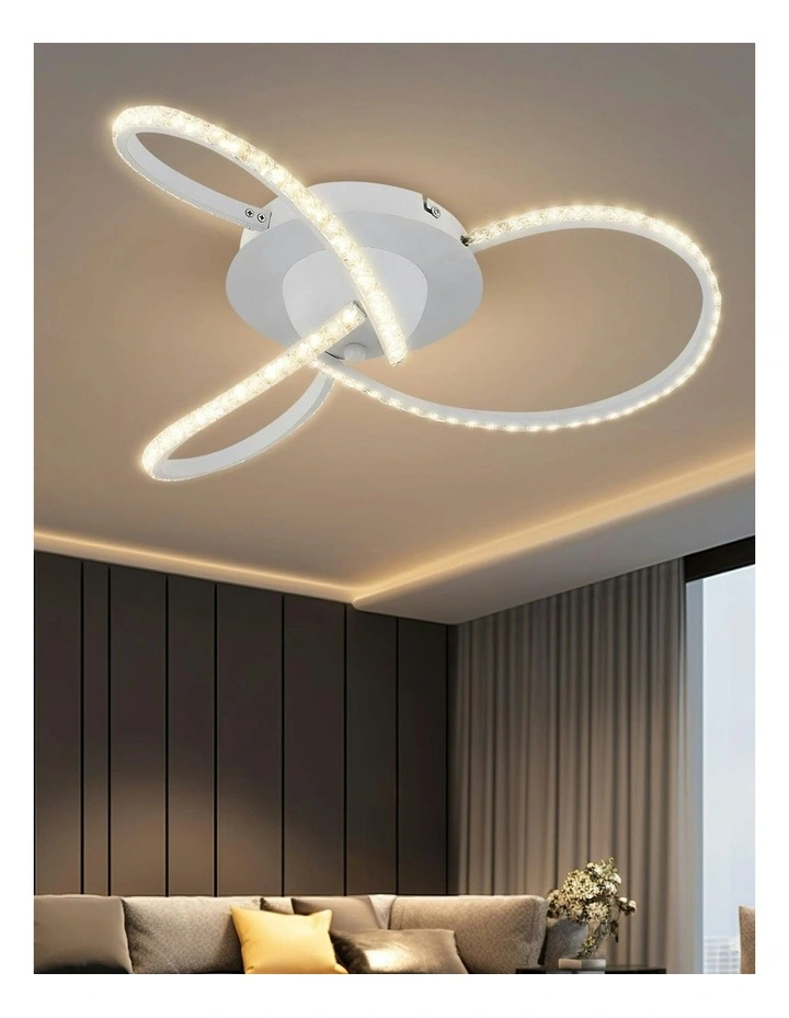 Irie Dimmable 3 Lights LED Ceiling Light -White image 2