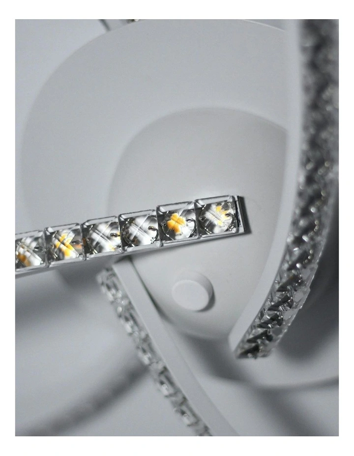 Irie Dimmable 3 Lights LED Ceiling Light -White image 3