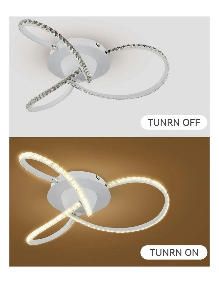 Irie Dimmable 3 Lights LED Ceiling Light -White image 4