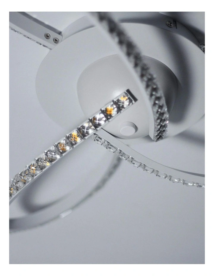 Irie Dimmable 3 Lights LED Ceiling Light -White image 5