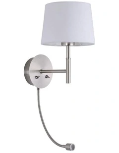 Riley Wall Light - Satin Chrome