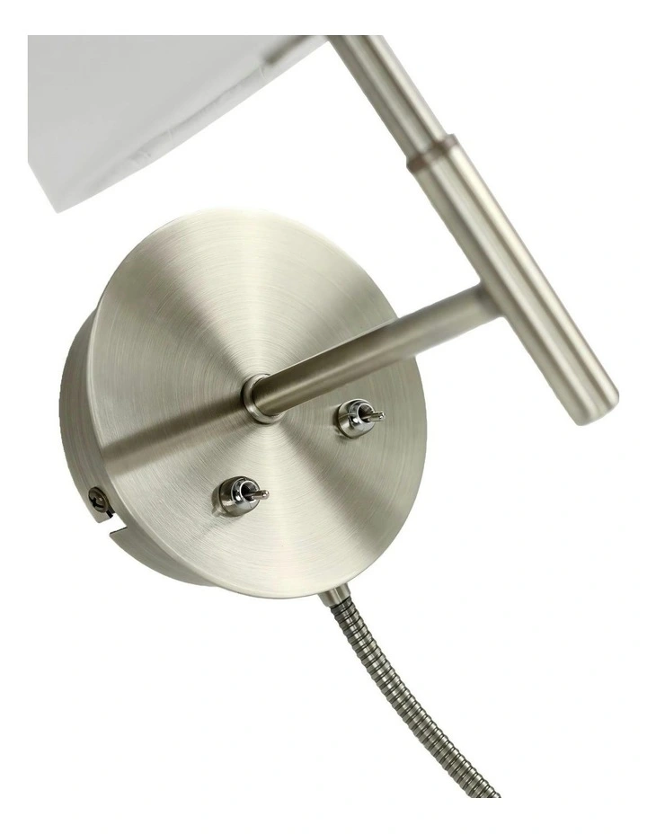 Riley Wall Light - Satin Chrome image 3