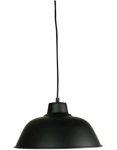 Forge 300 Single Pendant Light Matt Black