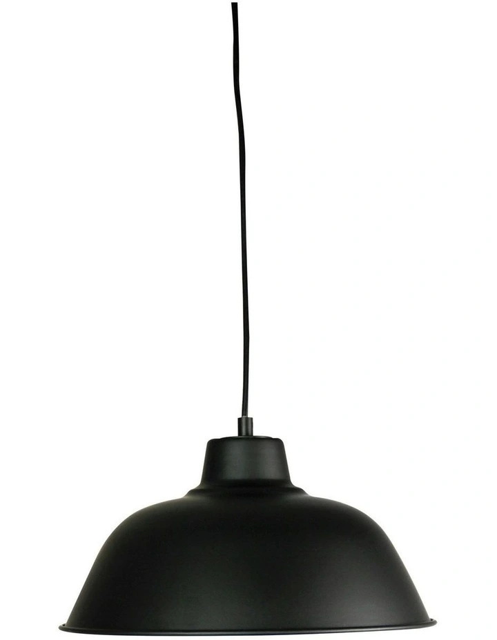 Forge 300 Single Pendant Light Matt Black image 1