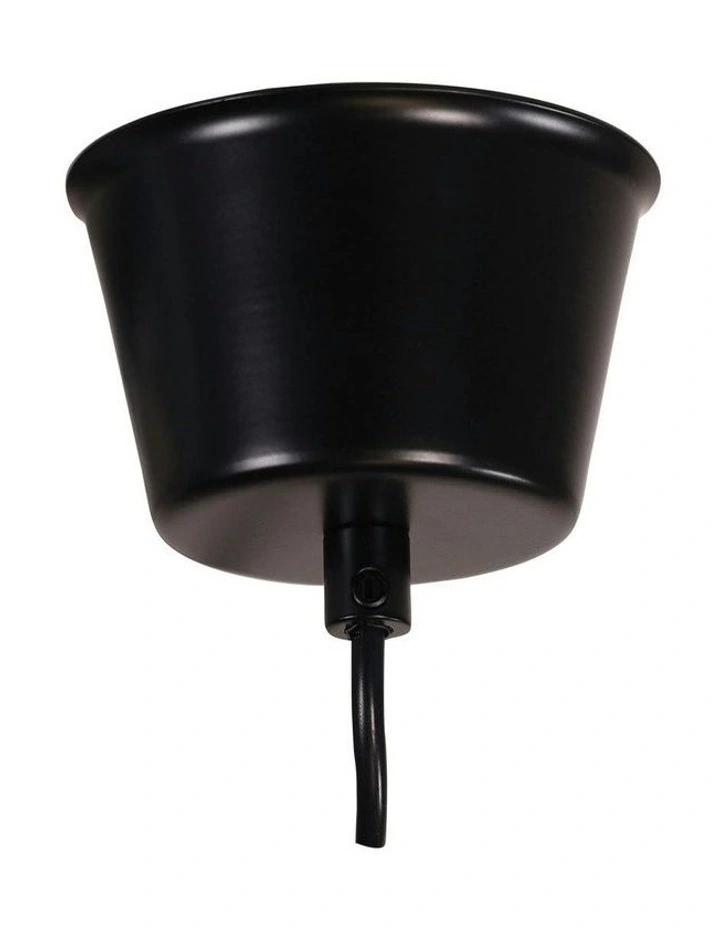 Forge 300 Single Pendant Light Matt Black image 3