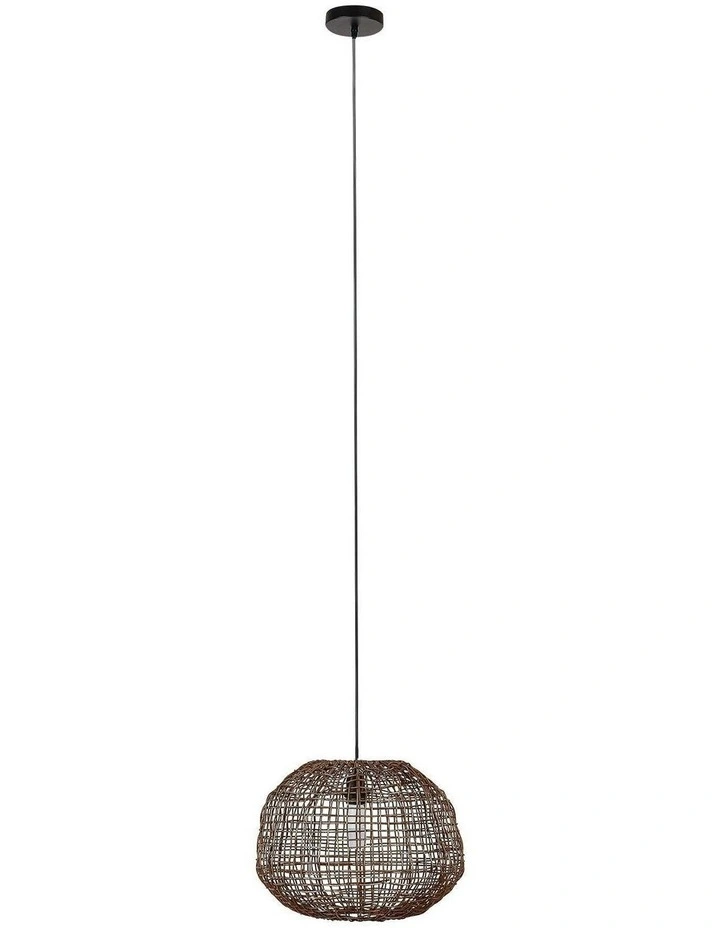 Nerina Rattan Pendant Light Small image 1