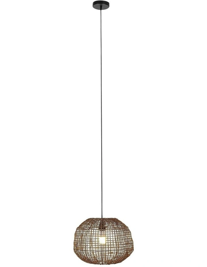 Nerina Rattan Pendant Light Small image 2