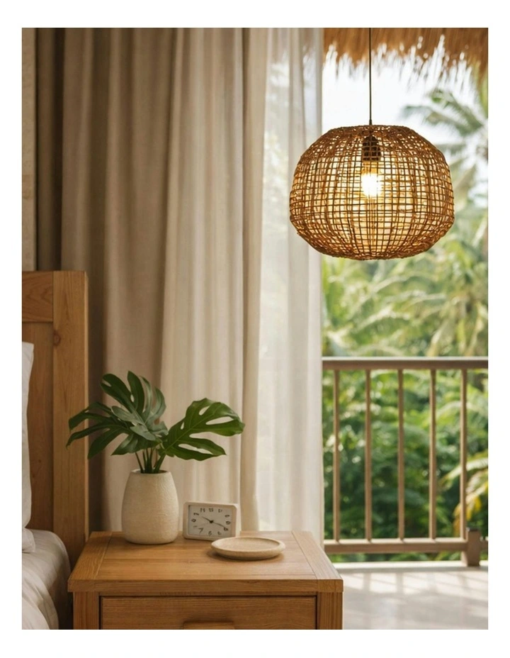 Nerina Rattan Pendant Light Small image 6