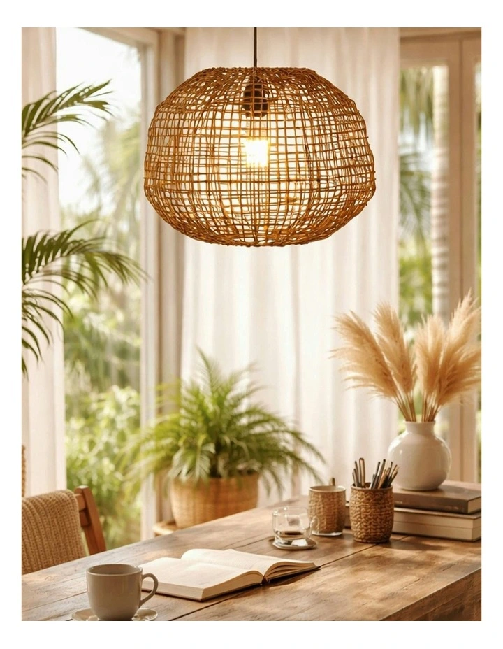 Nerina Rattan Pendant Light Small image 7