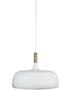 Malt 48cm Scandustrial Designed Pendant White